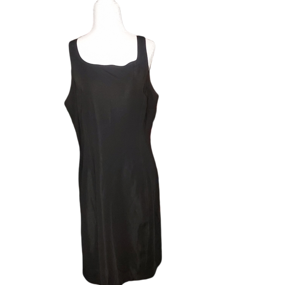 M.D.L. New York L Midi Dress Black Sleeveless tank